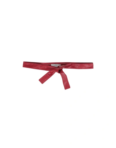 Shop Philosophy Di Lorenzo Serafini Woman Belt Red Size L Viscose