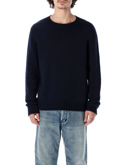 Shop Palm Angels Rec Logo Sweater In Navy