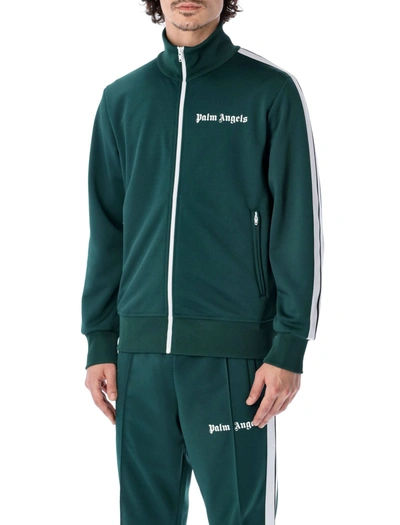 Shop Palm Angels Classic Track Jacket In Green