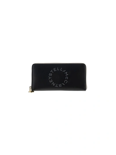 Stella Mccartney Bicolor Wallet In Black