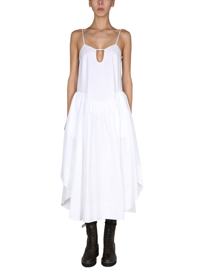 Shop Khaite Norelle Dress In Bianco