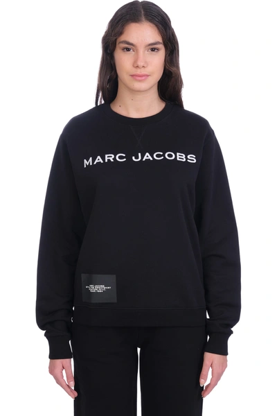 Shop Marc Jacobs Sweatshirt In Black Cotton