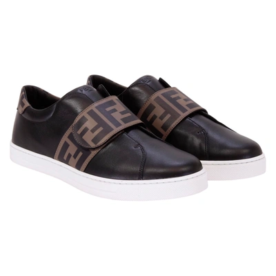 Shop Fendi Shoes In Pmm Nero Tabacco