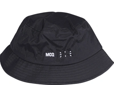 Shop Mcq By Alexander Mcqueen Logo Bucket Hat In Black