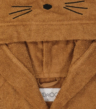 Liewood L U Lilly Panda Robe In Cat/ Almond