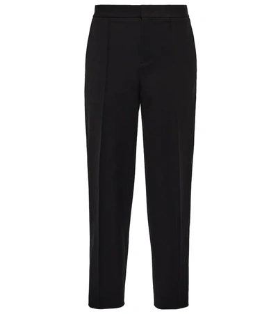 Shop Vince High-rise Tapered Pants In Black