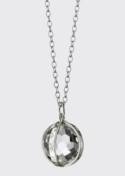 Shop Monica Rich Kosann Small Sterling Silver "carpe Diem" Charm Necklace, 30"l