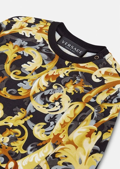 Shop Versace Baroccoflage Sweatshirt In Print