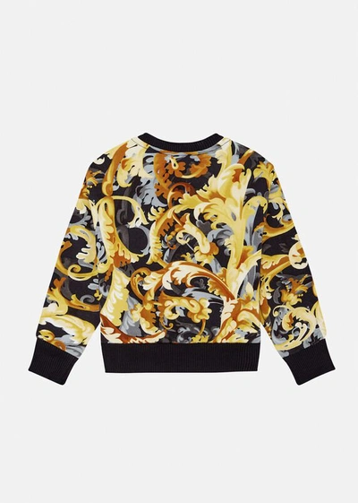 Shop Versace Baroccoflage Sweatshirt In Print