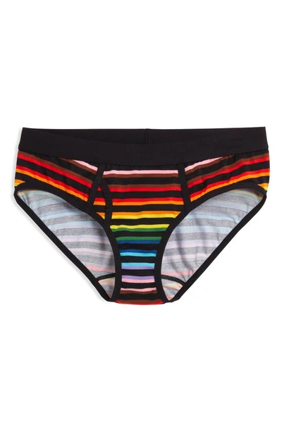 Shop Tomboyx Iconic Briefs In Progress Pride Stripe