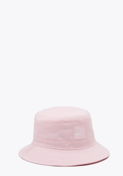 Shop Nike Cotton Bucket Hat Pink Cotton Bucket Hat In Rosa