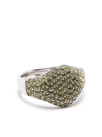Shop Tom Wood Mini Oval Cocktail Ring In Silber