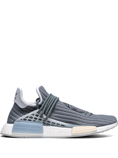 Shop Adidas Originals X Billionaire Boys Club X Pharrell Hu Nmd "astronaut Blue" Sneakers In Grey