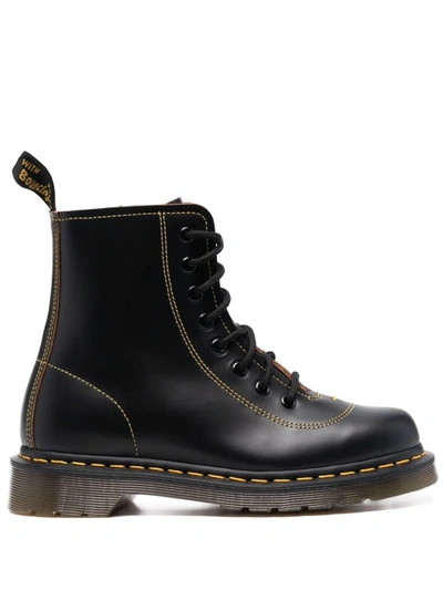 Shop Dr. Martens' Lace-up Leather Boots In Schwarz