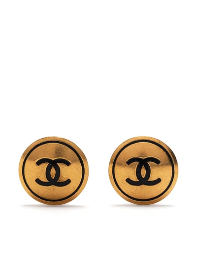 CHANEL, Jewelry, Chanel 991 Clipon Earrings Gold 61982