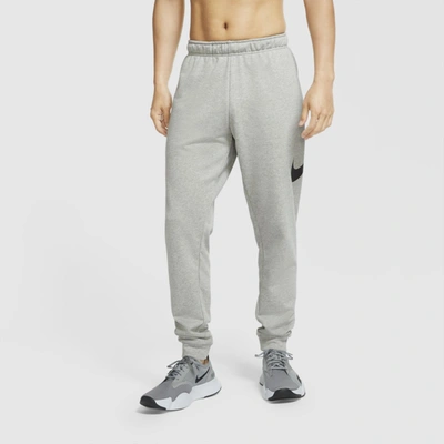 Shop Nike Men's Dry Graphic Dri-fit Taper Fitness Pants In Grey