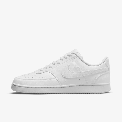 Shop Nike Women's Court Vision Low Next Nature Shoes In White