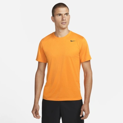 Shop Nike Men's Dri-fit Legend Training T-shirt In Orange
