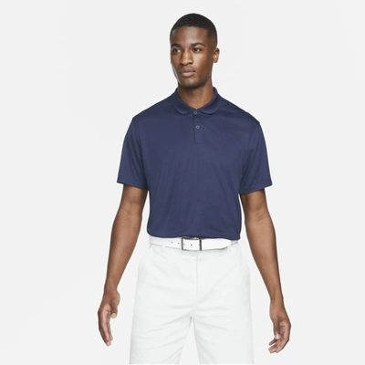 Shop Nike Men's Dri-fit Victory Golf Polo In Blue