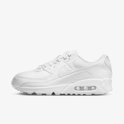 Shop Nike Women's Air Max 90 Shoes In White