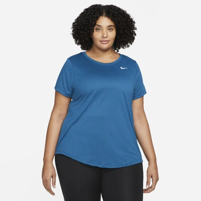 Shop Nike Dri-fit Legend Women's Training T-shirt In Marina,white