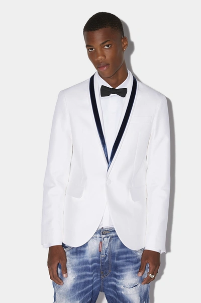 Shop Dsquared2 Men Jacket/blazer In White