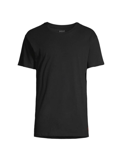 Shop Polo Ralph Lauren Men's Cotton Crewneck T-shirt In Polo Black