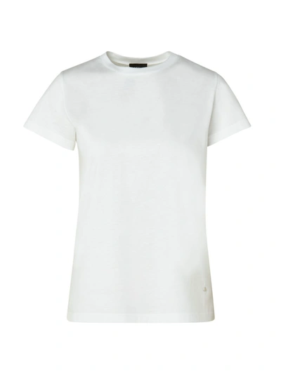 Shop Akris Women's Cotton Jersey T-shirt In White