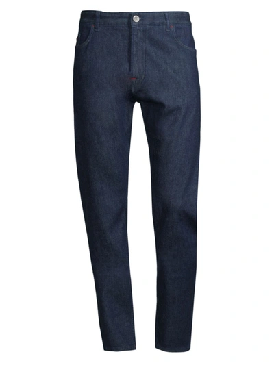 Shop Isaia The Barchetta Jeans In Light Wash