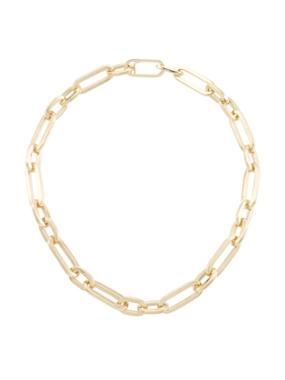 Shop Saks Fifth Avenue Women's 14k Gold Chain Necklace In Yellow
