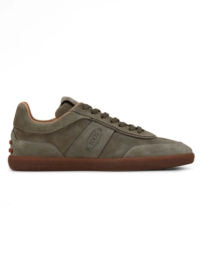 Shop Tod's Men's 68c Casetta Sneakers In Taupe