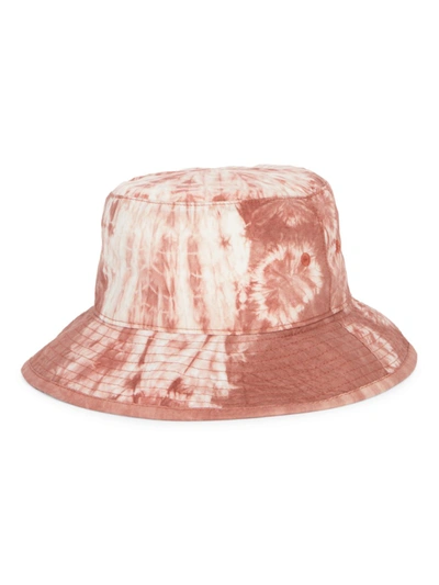 Shop Acne Studios Men's Brimmo Tie-dye Poplin Bucket Hat In Old Pink