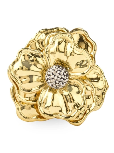 Shop Nomi K Crystal Studded Center Napkin Ring In Gold