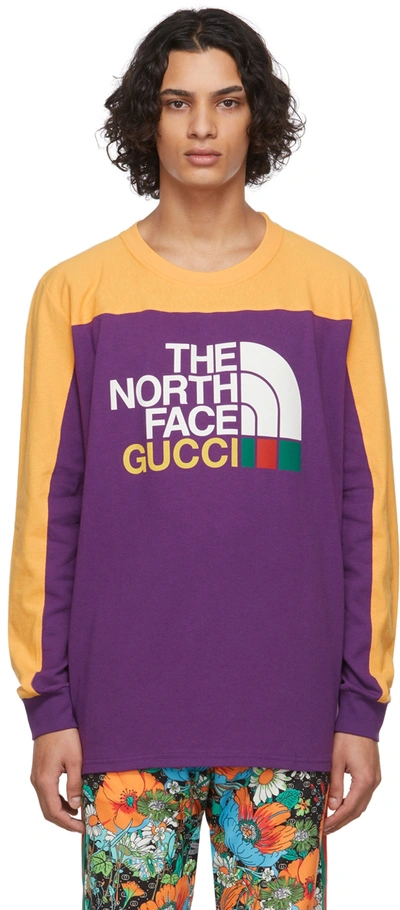Retro Gucci The North Face Hoodie Long Pants 3d Set Hot 2023