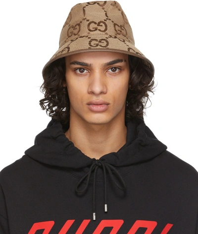 Gucci Beige Canvas GG Supreme Bucket Hat – BlackSkinny
