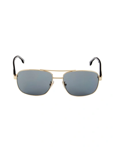 Shop Hugo Boss Women's 61mm Aviator Sunglasses In Grey