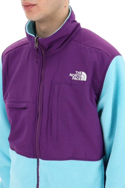 Shop The North Face Denali 2 Fleece Jacket In Light Blue,purple