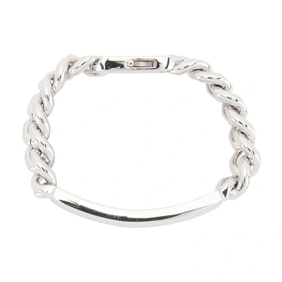 Shop Alyx Id Bracelet In Silver