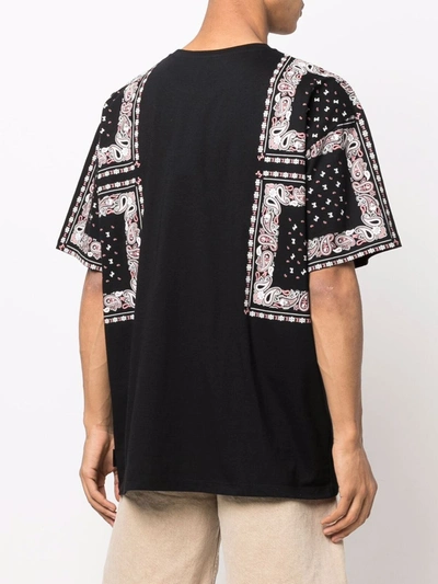 Shop Etro Cotton& Oversized T-shirt In Black