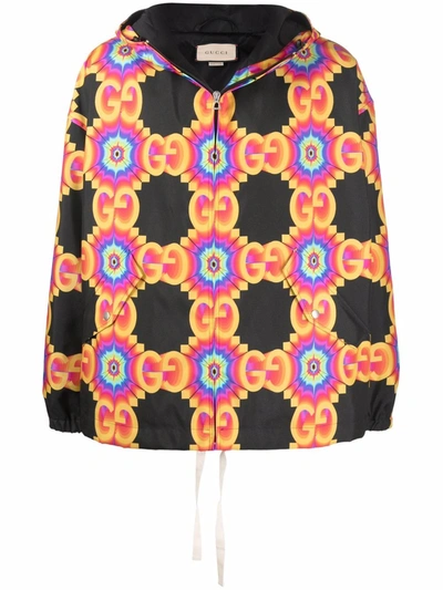 Gucci Multicolour Jacket With Gg Graphic Pattern