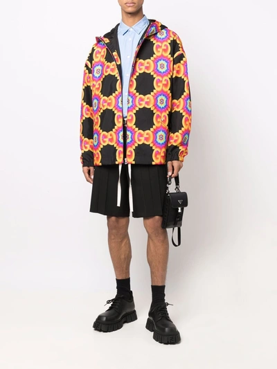 Gucci Multicolour Jacket With Gg Graphic Pattern