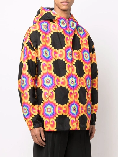 Gucci Multicolour Jacket With Gg Graphic Pattern
