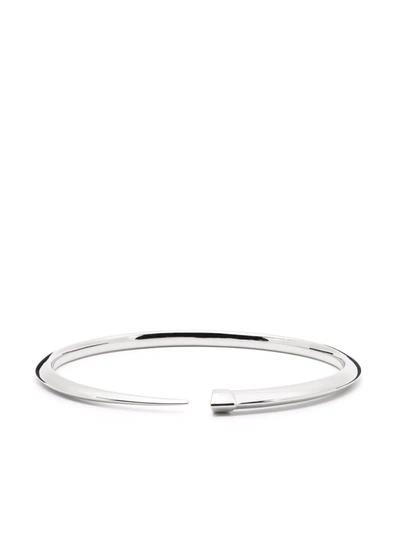 Shaun Leane Slim Tusk Bangle In Silber