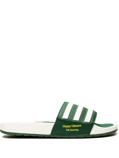 Adidas Originals X Happy Gilmore Adilette Boost Slides In Grün
