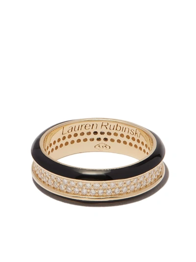 Shop Lauren Rubinski 14kt Yellow Gold Diamond Ring