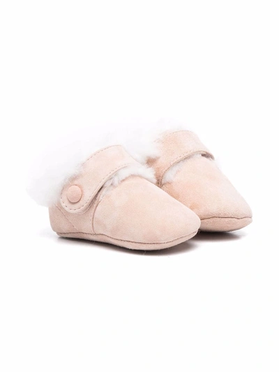 Shop Age Of Innocence Shearling-lined Slipper Boots In Pink