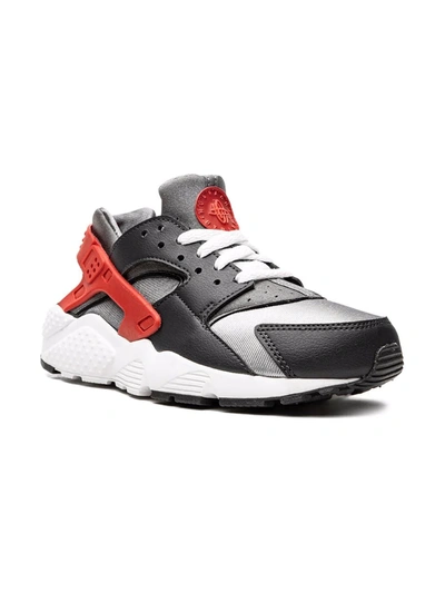 Shop Nike Huarache Run "dk Smoke Grey/university Red" Sneakers