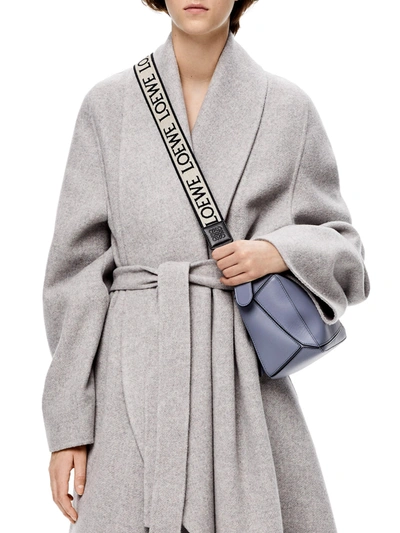 Shop Loewe Anagram Shoulder Strap For Bag In Blue