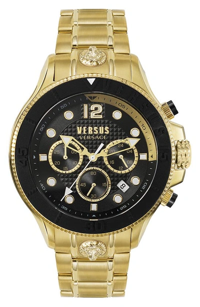 Shop Versus Volta Bracelet Watch, 49mm In Ip Yellow Gold