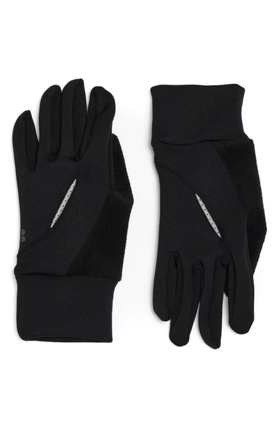 Shop Sweaty Betty Run Gloves In Black